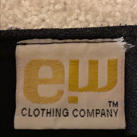 Long black stretchy skirt left side slit - Picture 7 of 9